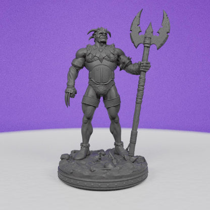 Wasteland Warrior Abdar | Primal Collectibles | Compatible with D&D/AoS | Fantasy