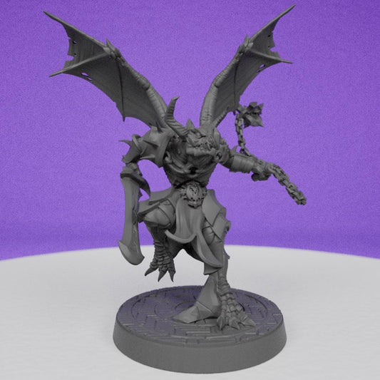 Dragon Born Barbarian Parrying | CastnPlay Miniatures | Compatible with D&D/AoS | Fantasy | Tabletop RPG