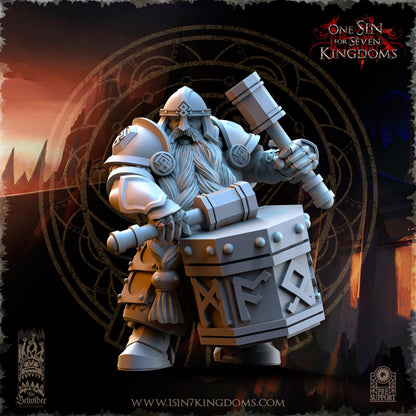 Dwarven Kingdoms Legion of the Ancient Command | The Beholder Miniatures | Compatible with D&D/AoS | Fantasy | Tabletop RPG