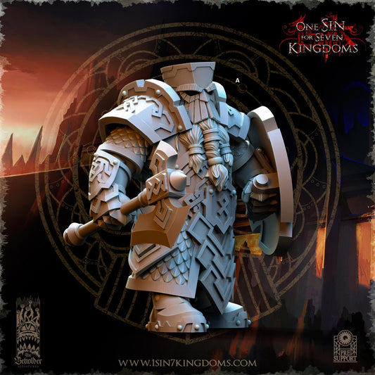 Dwarven Kingdoms Legion of the Ancient Command | The Beholder Miniatures | Compatible with D&D/AoS | Fantasy | Tabletop RPG