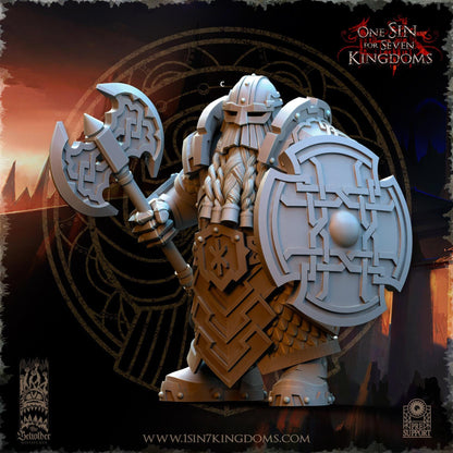 Dwarven Kingdoms Legion of the Ancient Command | The Beholder Miniatures | Compatible with D&D/AoS | Fantasy | Tabletop RPG