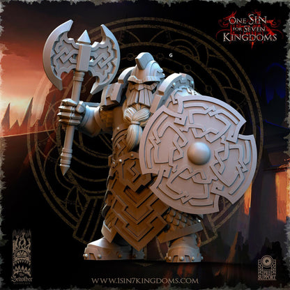 Dwarven Kingdoms Legion of the Ancient Command | The Beholder Miniatures | Compatible with D&D/AoS | Fantasy | Tabletop RPG