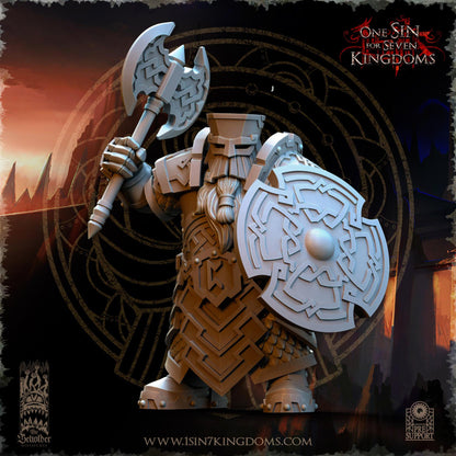 Dwarven Kingdoms Legion of the Ancient Command | The Beholder Miniatures | Compatible with D&D/AoS | Fantasy | Tabletop RPG