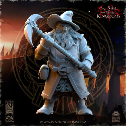 Dwarven Kingdoms Miners | The Beholder Miniatures | Compatible with D&D/AoS | Fantasy | Tabletop RPG
