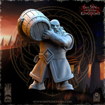 Dwarven Kingdoms Thunder Cannon | The Beholder Miniatures | Compatible with D&D/AoS | Fantasy | Tabletop RPG