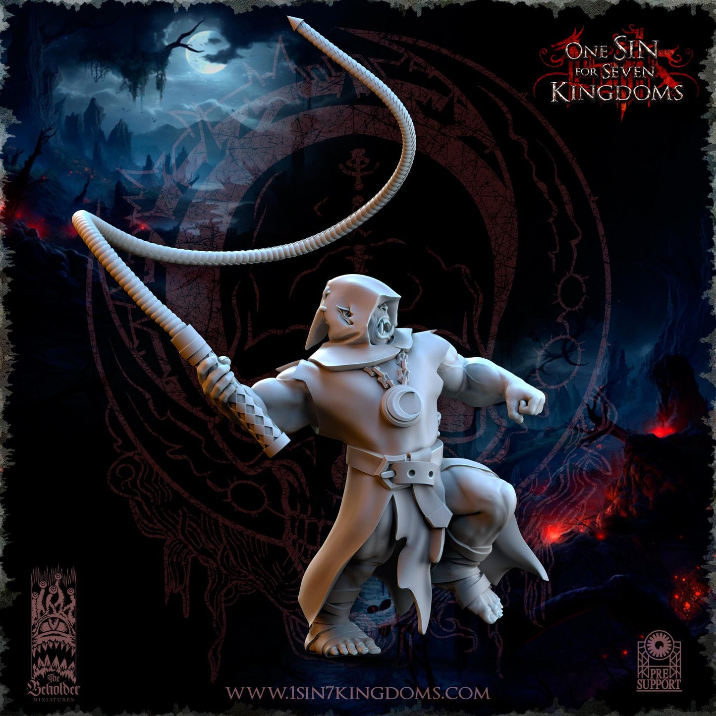 Black Horde Goblin Trebuchet | The Beholder Miniatures | Compatible with D&D/AoS | Fantasy | Tabletop RPG