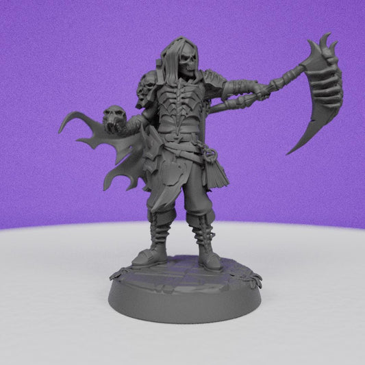 Warlock Death Wizard | CastnPlay Miniatures | Compatible with D&D/AoS | Fantasy | Tabletop RPG