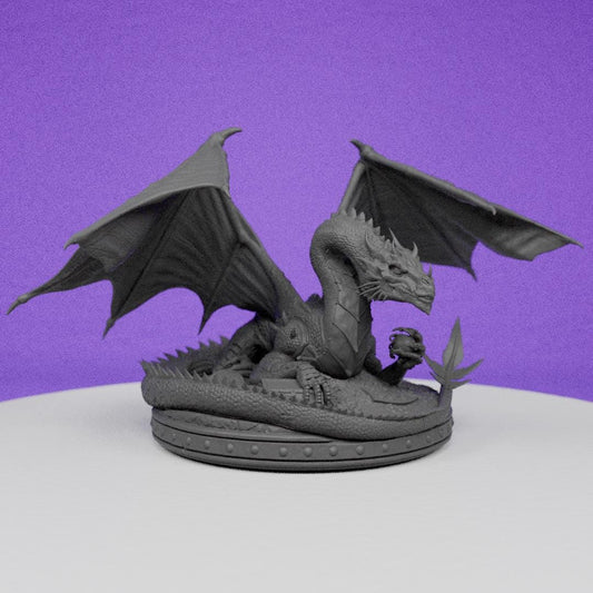 Green Dragon Tauragon | Primal Collectibles | Compatible with D&D/AoS | Fantasy