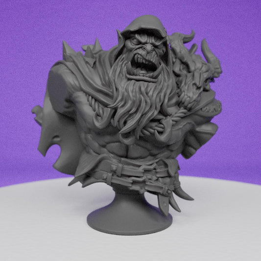 Lugzubur Doombringer Bust | Artisan Guild | Compatible with D&D/AoS | Fantasy