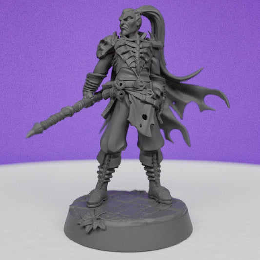Warlock Gripping Scythe | CastnPlay Miniatures | Compatible with D&D/AoS | Fantasy | Tabletop RPG
