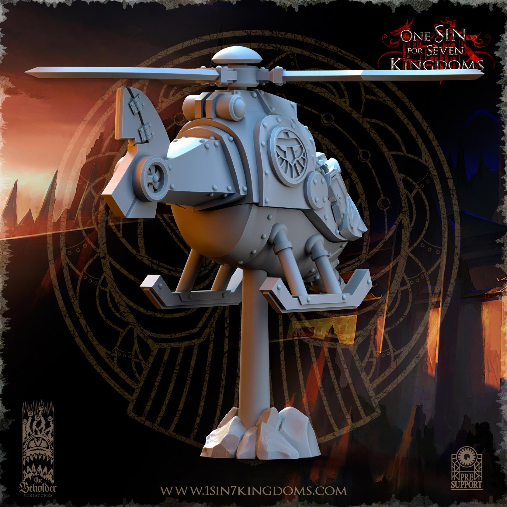 Dwarven Kingdoms Sky Thunder | The Beholder Miniatures | Compatible with D&D/AoS | Fantasy | Tabletop RPG