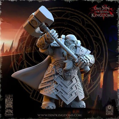 Dwarven Kingdoms Iron Heads Command Unit | The Beholder Miniatures | Compatible with D&D/AoS | Fantasy | Tabletop RPG