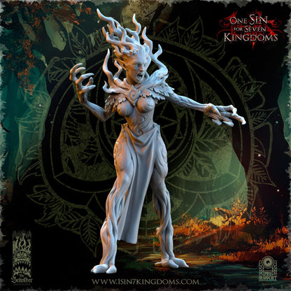 Evergreen Druades unit | The Beholder Miniatures | Compatible with D&D/AoS | Fantasy | Tabletop RPG