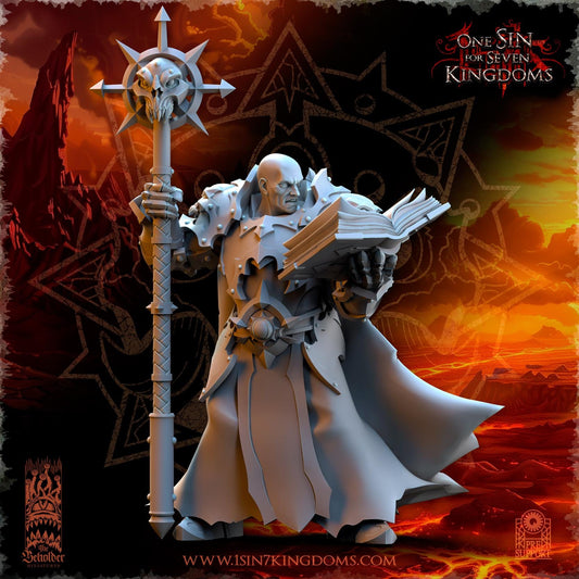 Realms of Mayhem Demonaz Ascended Sorcerer | The Beholder Miniatures | Compatible with D&D/AoS | Fantasy | Tabletop RPG