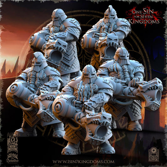 Dwarven Kingdoms Snapdragons | The Beholder Miniatures | Compatible with D&D/AoS | Fantasy | Tabletop RPG
