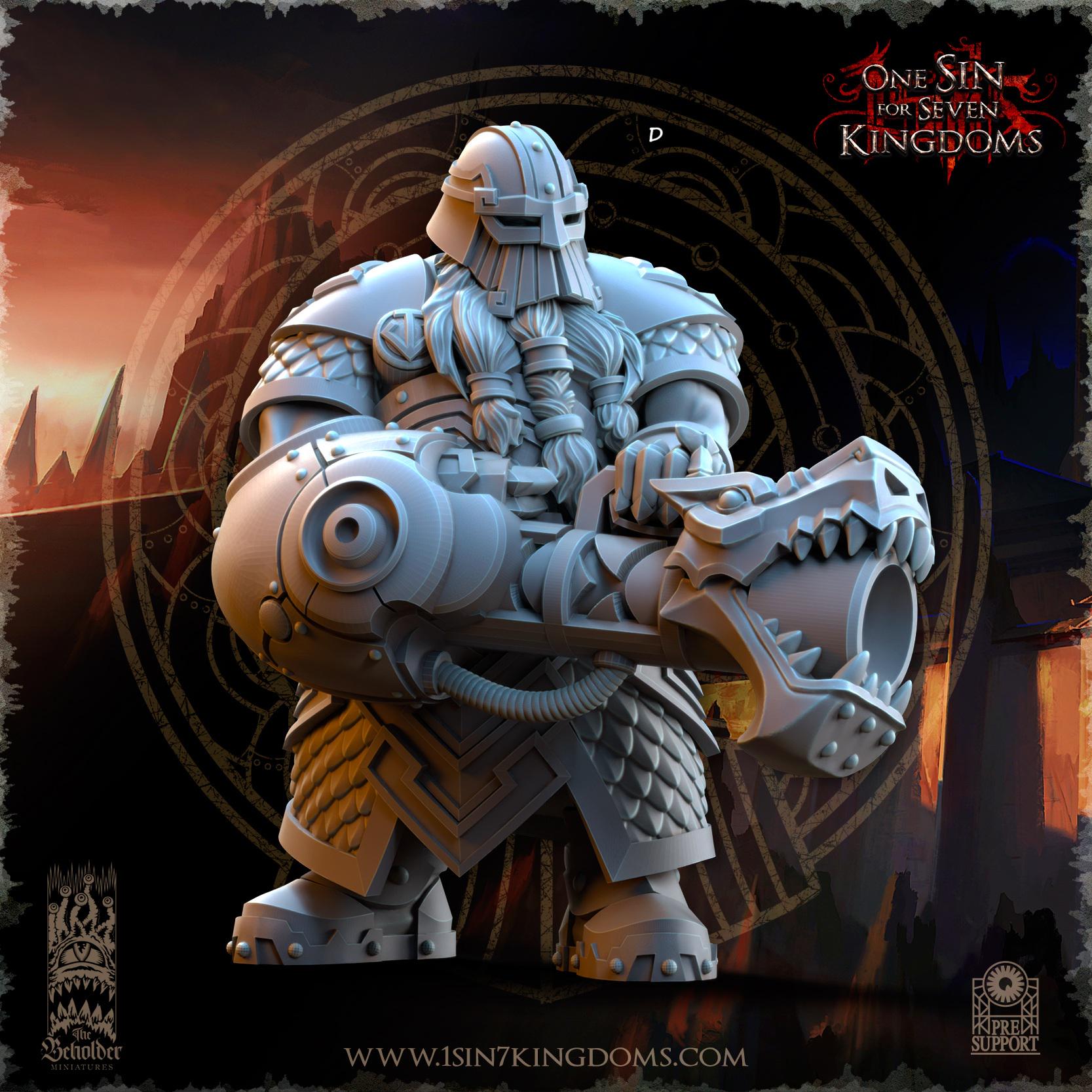 Dwarven Kingdoms Snapdragons | The Beholder Miniatures | Compatible with D&D/AoS | Fantasy | Tabletop RPG