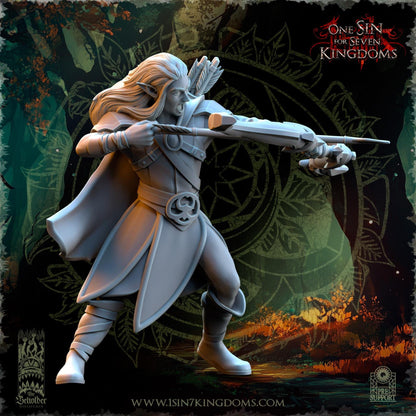 Evergreen Elf Rangers Set | The Beholder Miniatures | Compatible with D&D/AoS | Fantasy | Tabletop RPG
