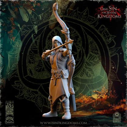 Evergreen Hooded Elf Rangers Set | The Beholder Miniatures | Compatible with D&D/AoS | Fantasy | Tabletop RPG