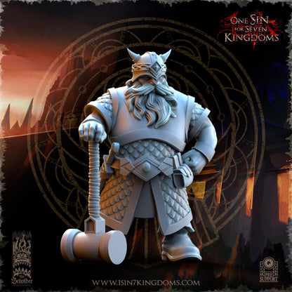 Dwarven Kingdoms Catapult | The Beholder Miniatures | Compatible with D&D/AoS | Fantasy | Tabletop RPG