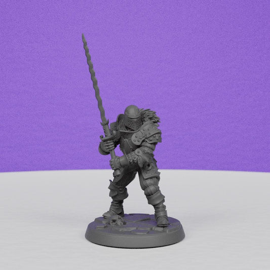 Vanguard Fighter | Artisan Guild Miniatures | Compatible with D&D/AoS | Fantasy | Tabletop RPG