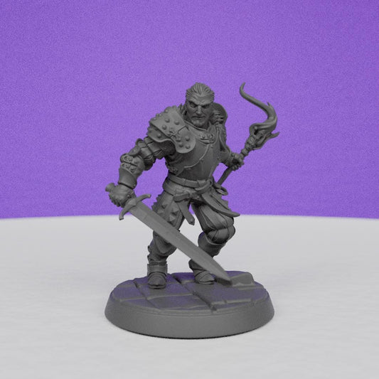Vanguard Fighter | Artisan Guild Miniatures | Compatible with D&D/AoS | Fantasy | Tabletop RPG