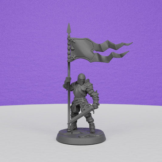 Vanguard Fighter | Artisan Guild Miniatures | Compatible with D&D/AoS | Fantasy | Tabletop RPG