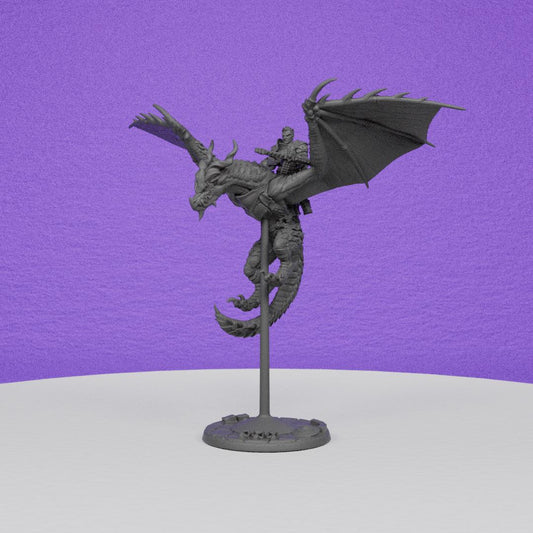 Vanguard Wyvernrider | Artisan Guild Miniatures | Compatible with D&D/AoS | Fantasy | Tabletop RPG
