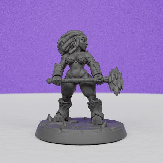 Magma forged Dwarf Gemma | Artisan Guild Miniatures | Compatible with D&D/AoS | Fantasy | Tabletop RPG