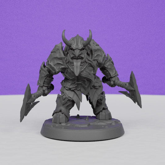 Magma forged Dwarf Dumlok | Artisan Guild Miniatures | Compatible with D&D/AoS | Fantasy | Tabletop RPG