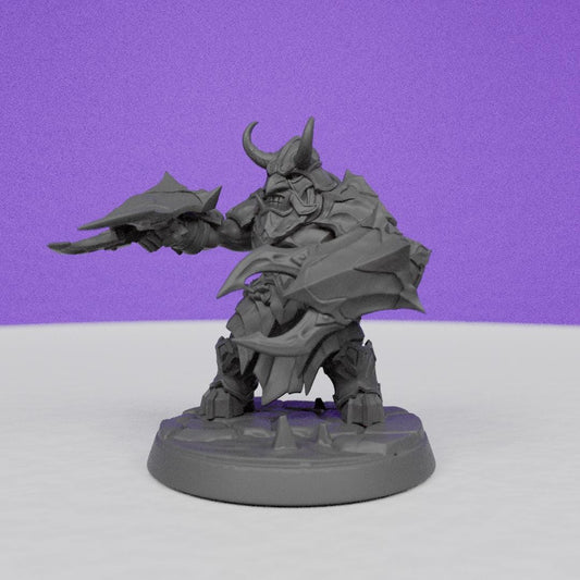 Magma forged Dwarf Dumlok | Artisan Guild Miniatures | Compatible with D&D/AoS | Fantasy | Tabletop RPG