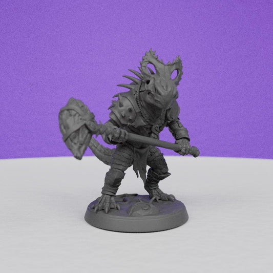 Lizardman of Falgor | Artisan Guild Miniatures | Compatible with D&D/AoS | Fantasy | Tabletop RPG