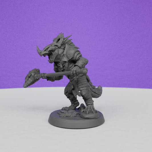 Lizardman of Falgor | Artisan Guild Miniatures | Compatible with D&D/AoS | Fantasy | Tabletop RPG