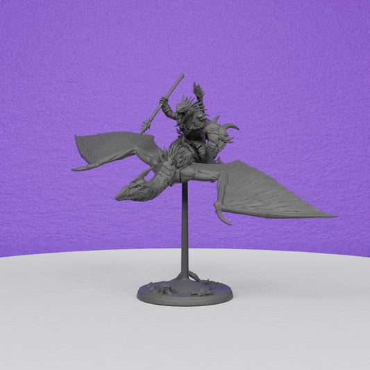 Pterowyvern Rider | Artisan Guild Miniatures | Compatible with D&D/AoS | Fantasy | Tabletop RPG