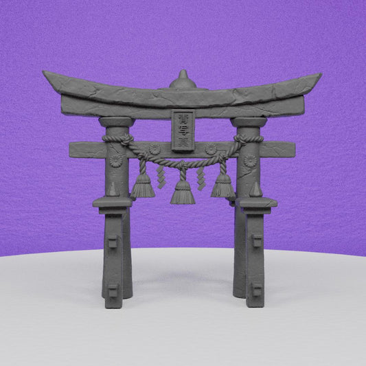 Torii Scenery | Miniatures Blueprint | Compatible with D&D/AoS | Fantasy