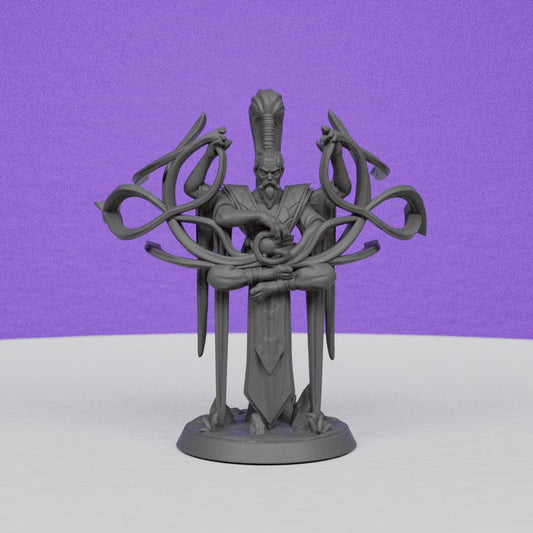 Miran Mage Illusionist | Miniatures Blueprint | Compatible with D&D/AoS | Fantasy