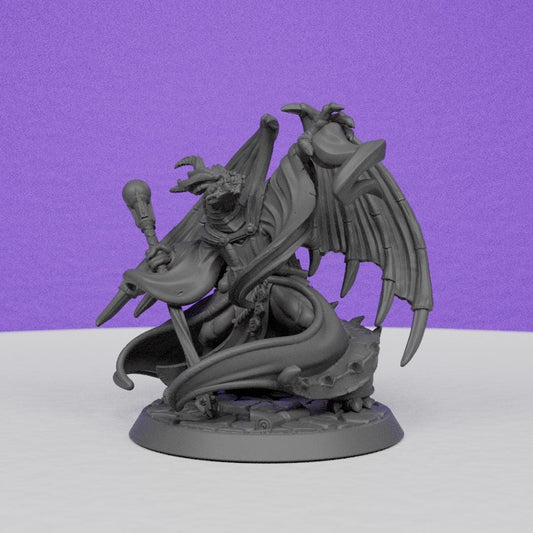 Dragonborn Mage Zuldikis | Miniatures Blueprint | Compatible with D&D/AoS | Fantasy