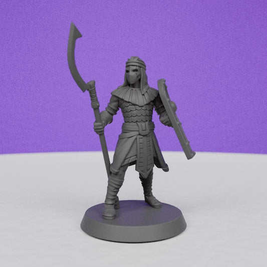 Masked Egyptian Fighter | Galaad Miniatures | Compatible with D&D/AoS | Fantasy | Tabletop RPG