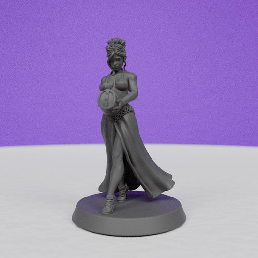 Princess baring Gift | Galaad Miniatures | Compatible with D&D/AoS | Fantasy | Tabletop RPG