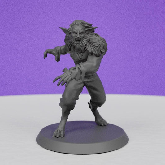 Wulfen | Galaad Miniatures | Compatible with D&D/AoS | Fantasy | Tabletop RPG