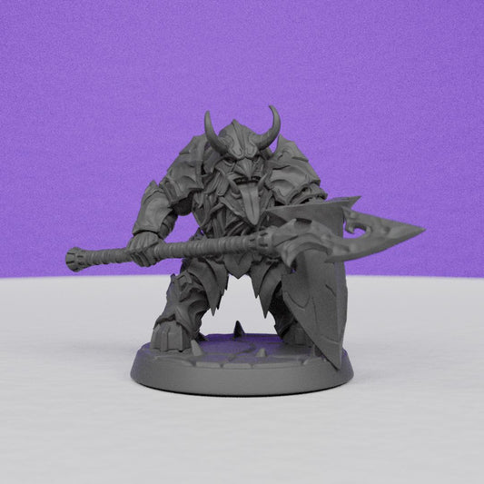 Magma forged Dwarf Dumlok | Artisan Guild Miniatures | Compatible with D&D/AoS | Fantasy | Tabletop RPG