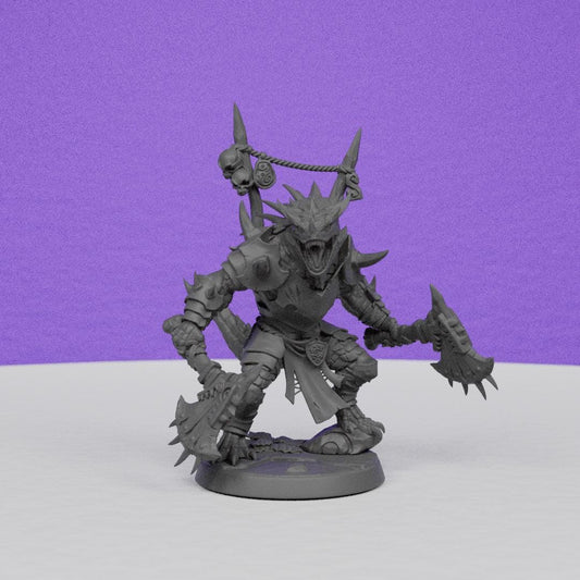 Zarrkan Bloodjaw | Artisan Guild Miniatures | Compatible with D&D/AoS | Fantasy | Tabletop RPG