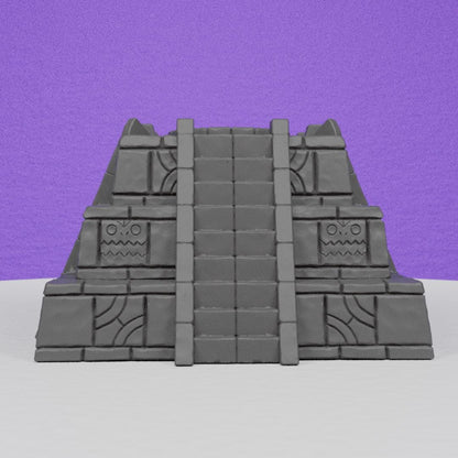 Lizardman Ziggurat Scenery | Artisan Guild Miniatures | Compatible with D&D/AoS | Fantasy | Tabletop RPG