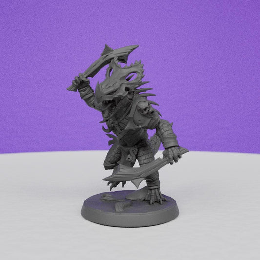 Lizardman of Falgor | Artisan Guild Miniatures | Compatible with D&D/AoS | Fantasy | Tabletop RPG