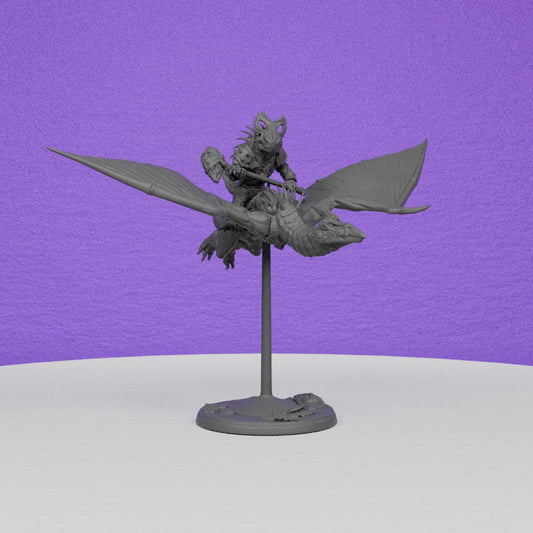 Pterowyvern Rider | Artisan Guild Miniatures | Compatible with D&D/AoS | Fantasy | Tabletop RPG