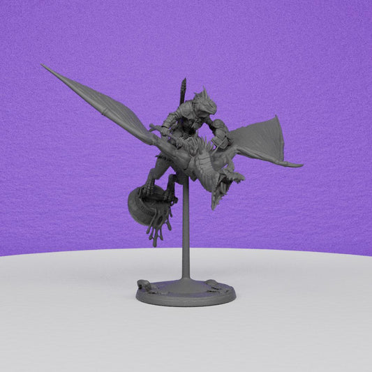 Pterowyvern Rider | Artisan Guild Miniatures | Compatible with D&D/AoS | Fantasy | Tabletop RPG
