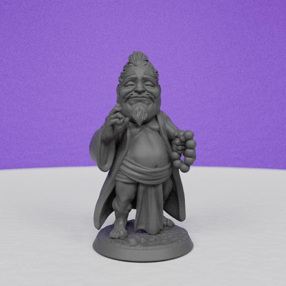 Nianq Young monk | Miniatures Blueprint | Compatible with D&D/AoS | Fantasy