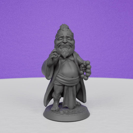 Nianq Young monk | Miniatures Blueprint | Compatible with D&D/AoS | Fantasy