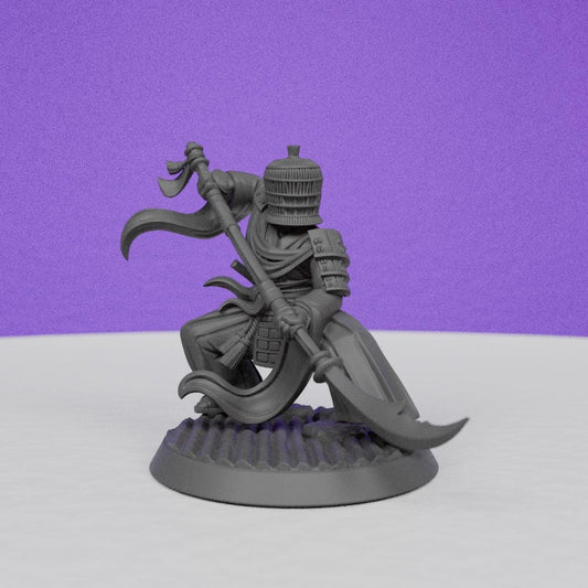 Japanese Monk | Miniatures Blueprint | Compatible with D&D/AoS | Fantasy