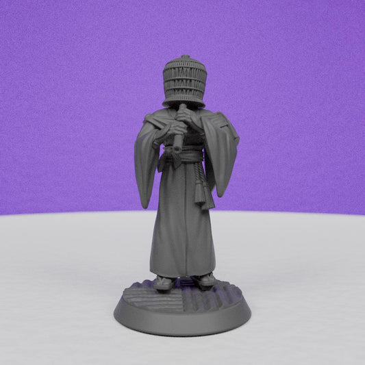 Japanese Monk | Miniatures Blueprint | Compatible with D&D/AoS | Fantasy