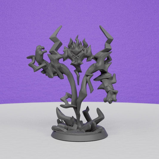 Lightning Elemental Lvl3 | Miniatures Blueprint | Compatible with D&D/AoS | Fantasy